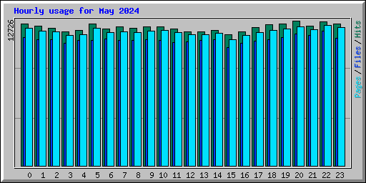 Hourly usage for May 2024